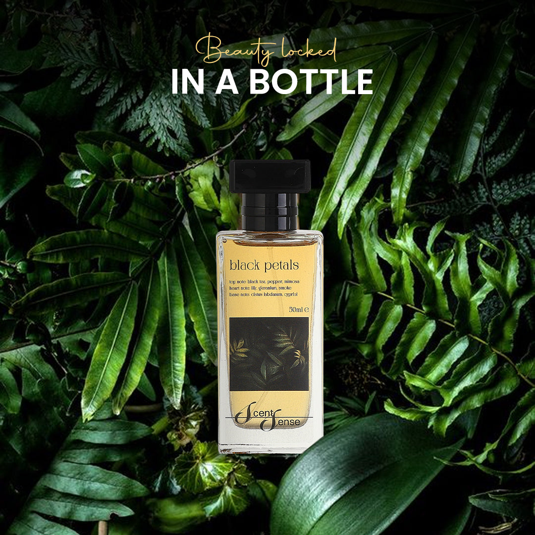 Black Petals Unisex Inspired by Blushing Stallion + Pegasus Exclusif + Mixed Emotions