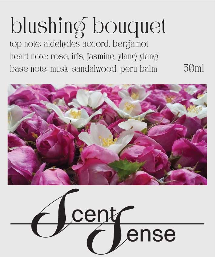 Blushing Bouquet For Her Inspired by Chanel No 5