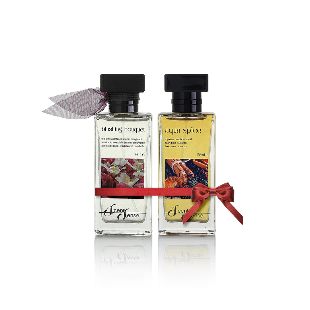 Aqua Spice - For Men & Blushing Bouquet - For Her